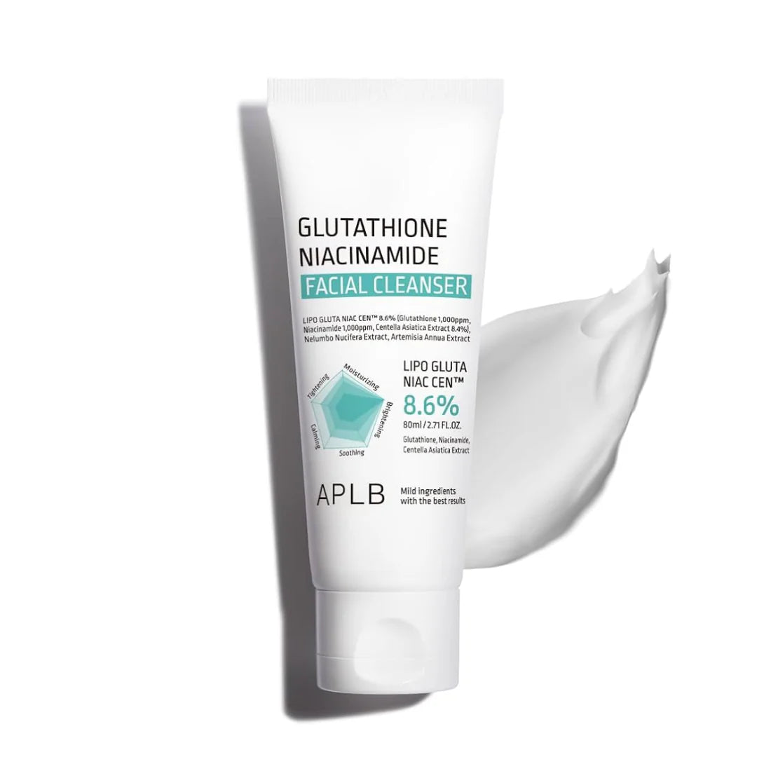 APLB Glutathione Niacinamide Facial Cleanser 80ml