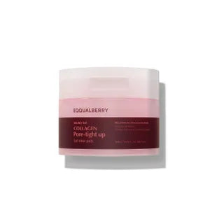 EQQUALBERRY Collagen Pore-Tight Up Gel Toner Pads 140ml (60 Pads)