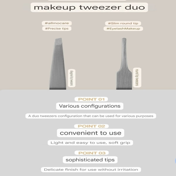 Studio17 Makeup Tweezer Duo