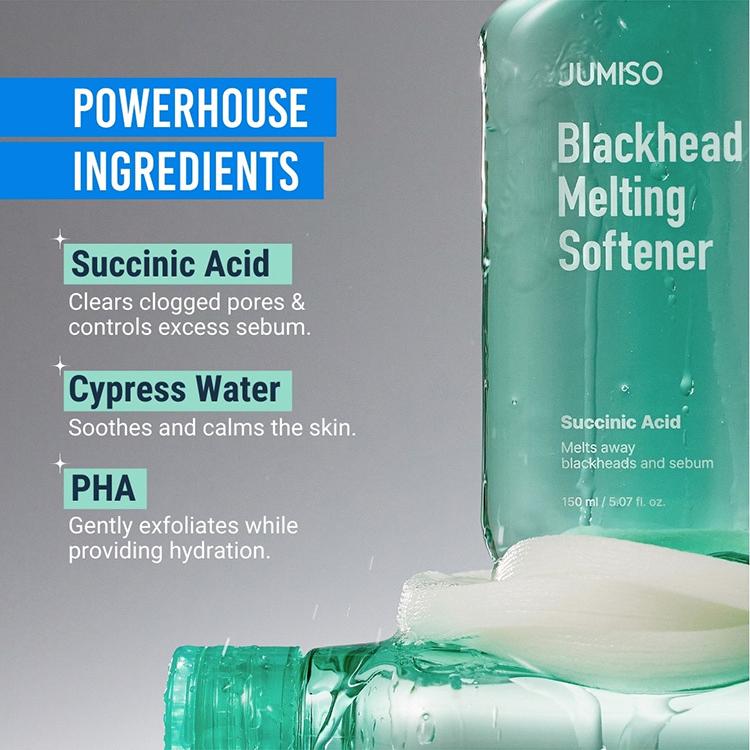 Jumiso Blackhead Melting Softener 150ml Cotton Pad & Swab Kit