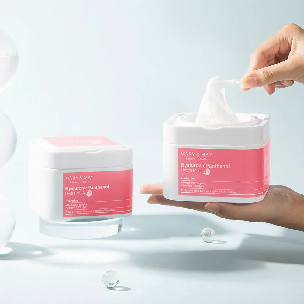Mary & May Hyaluronic Panthenol Hydra Mask (30 pcs)