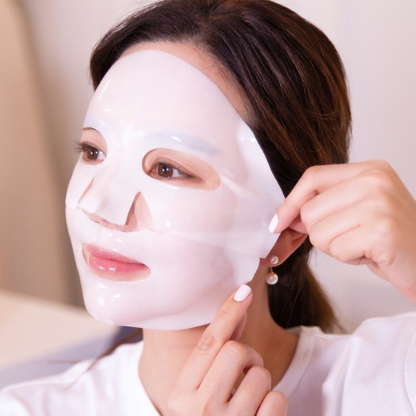 Kocostar a.m. SUNDAY Happy Hydrogel Mask - 1 pc (gel mask turns transparent over time)