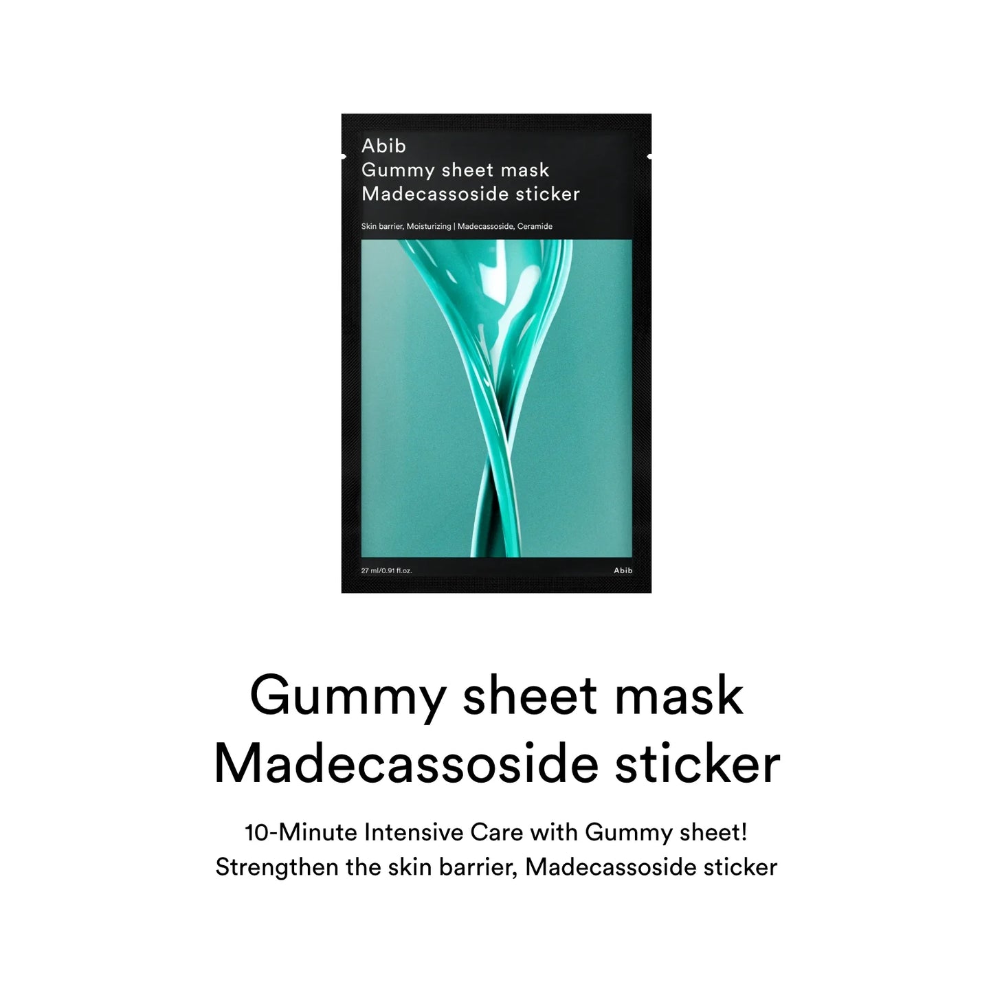 Abib Gummy Sheet Mask Madecassoside Sticker - 1pc (27ml)