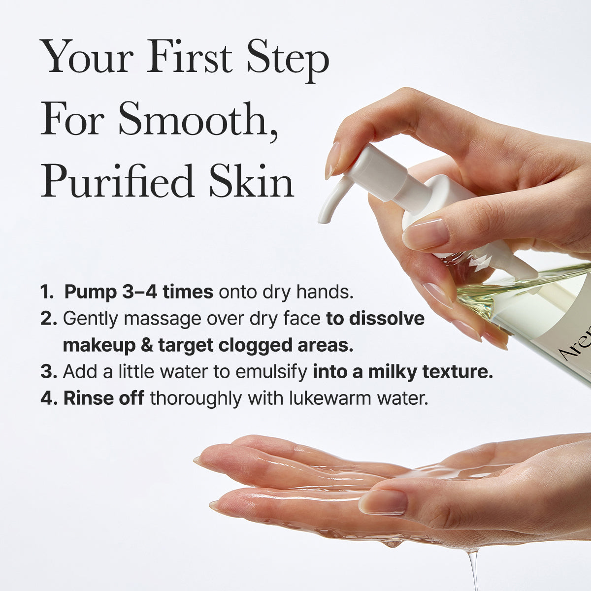 Arencia Pore Melt Mochi Makeup-Removing Cleansing Oil 200ml
