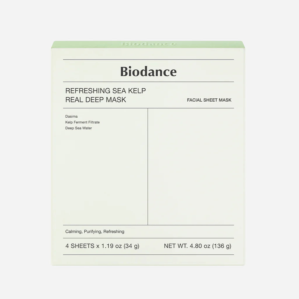 Biodance Refreshing Sea Kelp Real Deep Mask Box (34g*4ea)