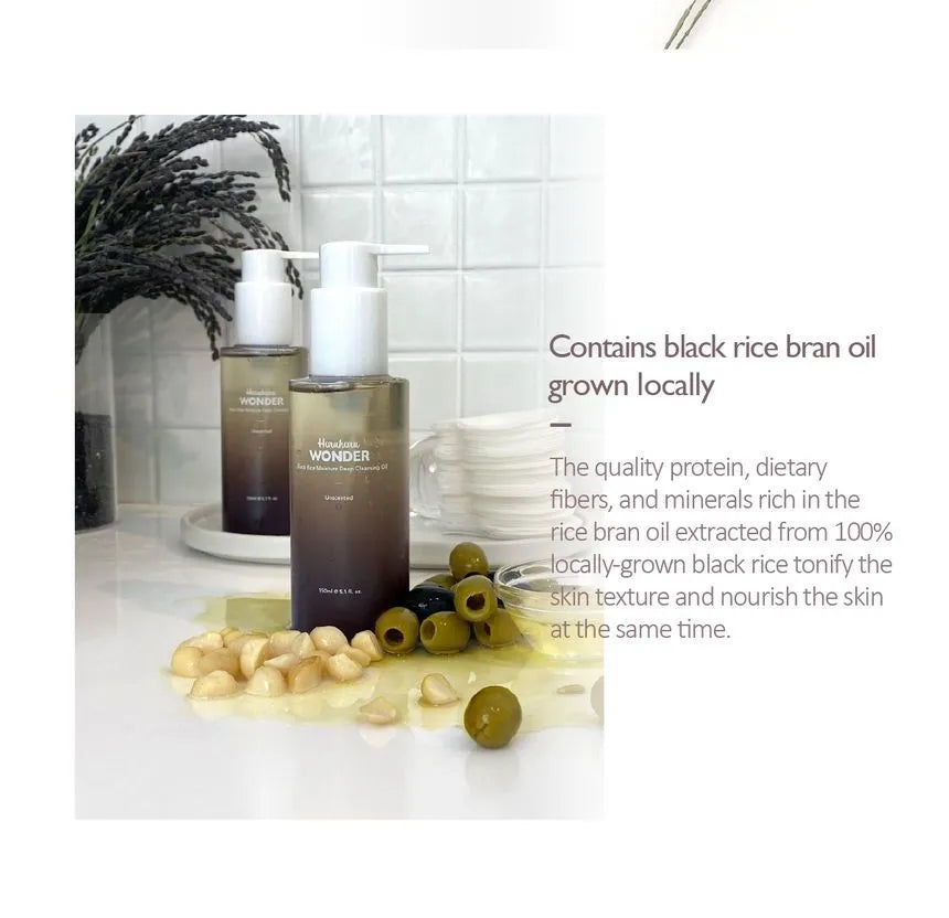 Haruharu Wonder Black Rice Moisture Deep Cleansing Oil - 150ml