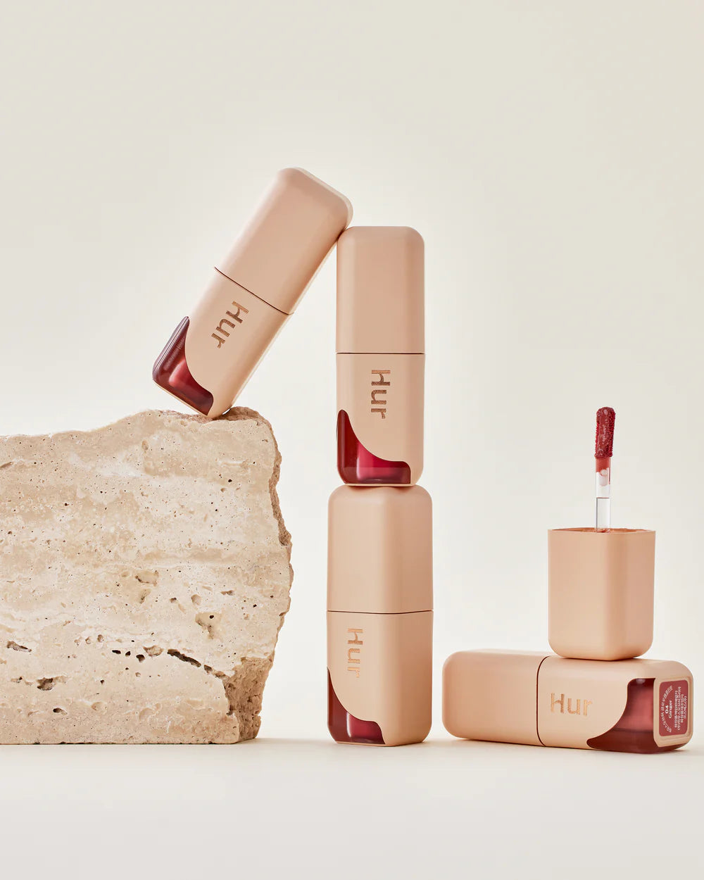House Of Hur Glowy Ampoule Lip Tint - Deep Rose #01 - 4.5g