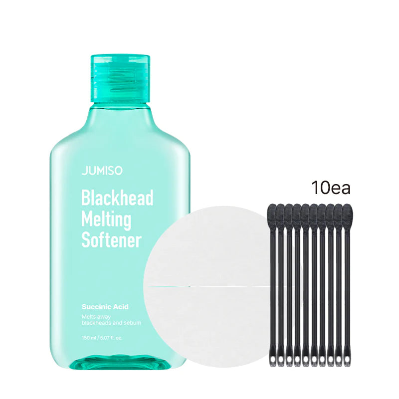 Jumiso Blackhead Melting Softener 150ml Cotton Pad & Swab Kit