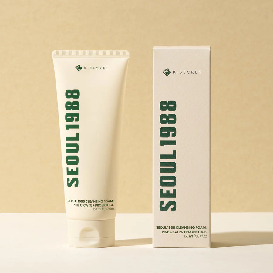 KSECRET SEOUL 1988 Cleansing Foam : Pine Cica 1% + Probiotics 150ml