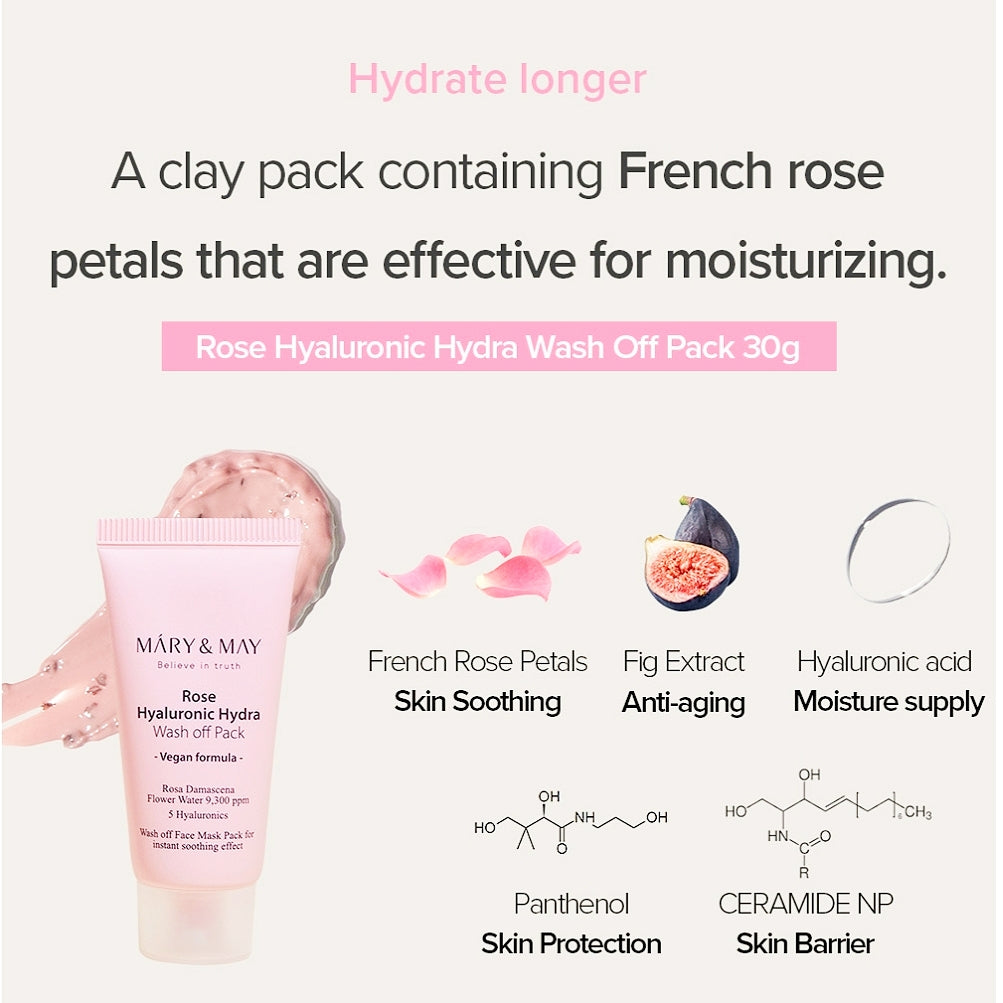 Mary & May Vegan Wash Off Mask Mini Gift Set 5 x 30g
