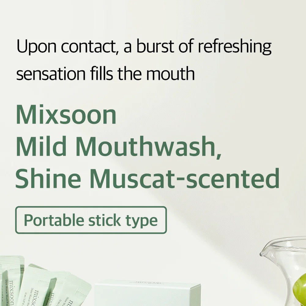 MIXSOON Shine Muscat Mouth Wash (11ml x 10 pcs)