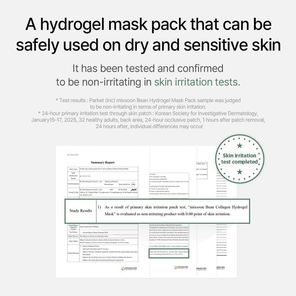 Mixsoon PDRN Collagen Hydrogel Mask Box - 5 pcs