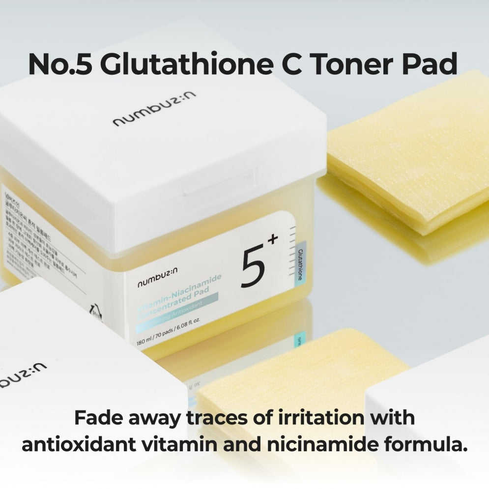 Numbuzin No.5 Vitamin-Niacinamide Concentrated Pad - 70 pads