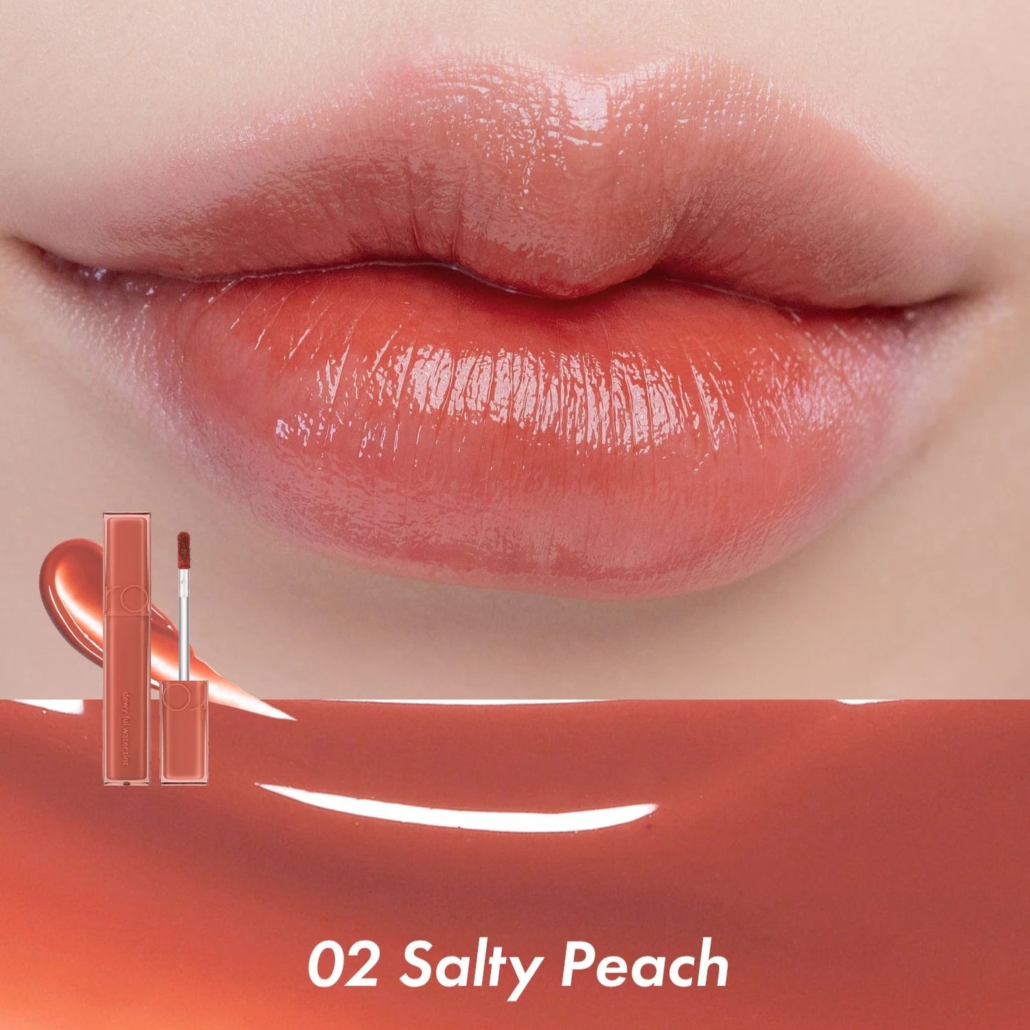 rom&nd Dewyful Water Tint 5g - 02 Salty Peach