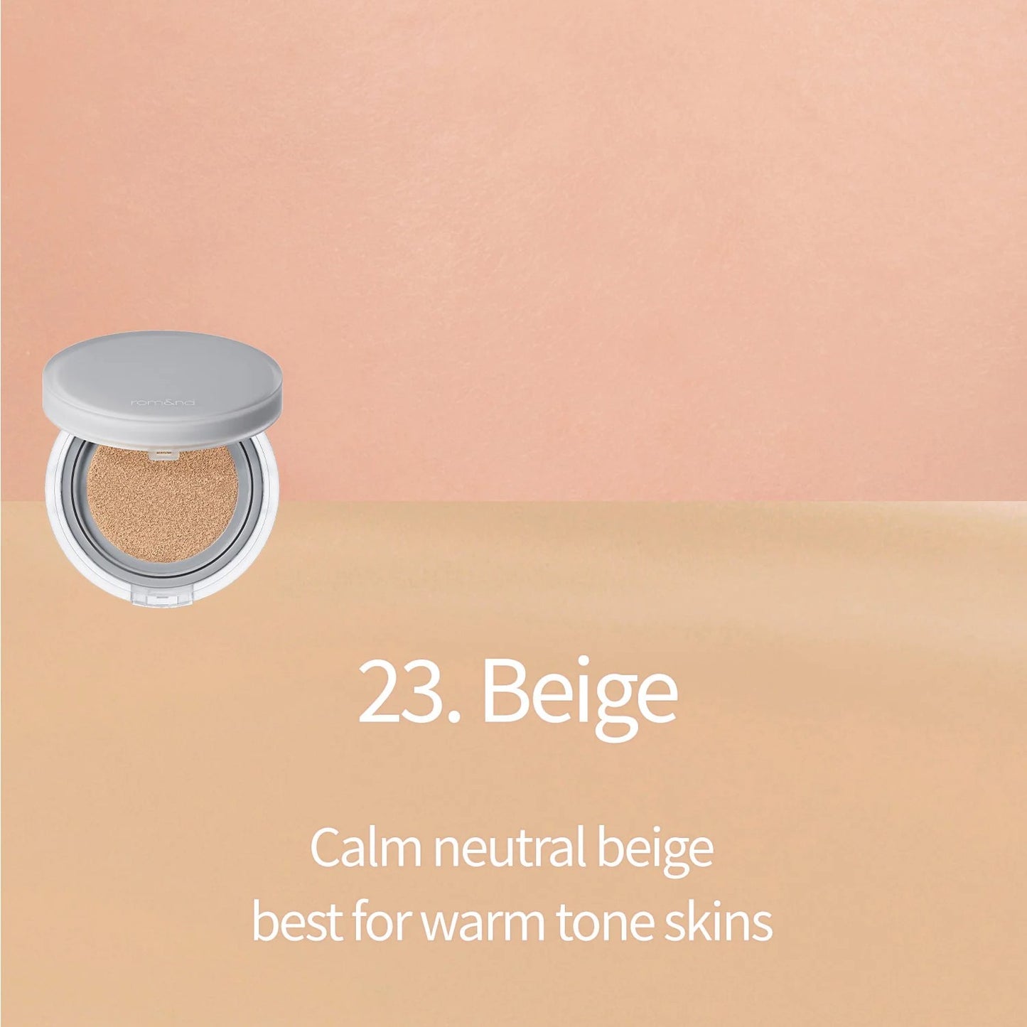 rom&nd Nu Zero Cushion 04 Beige 23