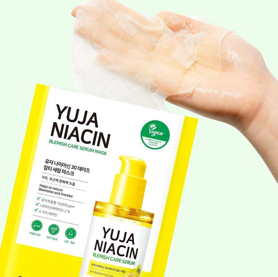 SOME BY MI Yuja Niacin Blemish Serum Mask - 1pc