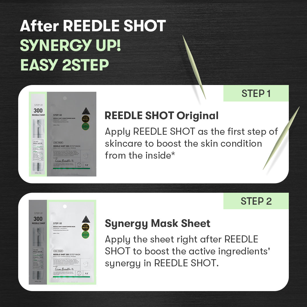 VT COSMETICS Mild Reedle Shot 300 2Step Mask (1.5g + 25g)
