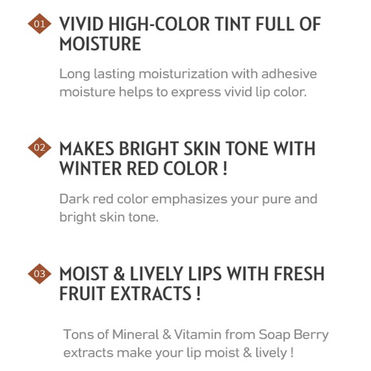 Etude House Dear Darling Water Gel Tint Ice Cream edition RD306 - Shark Red