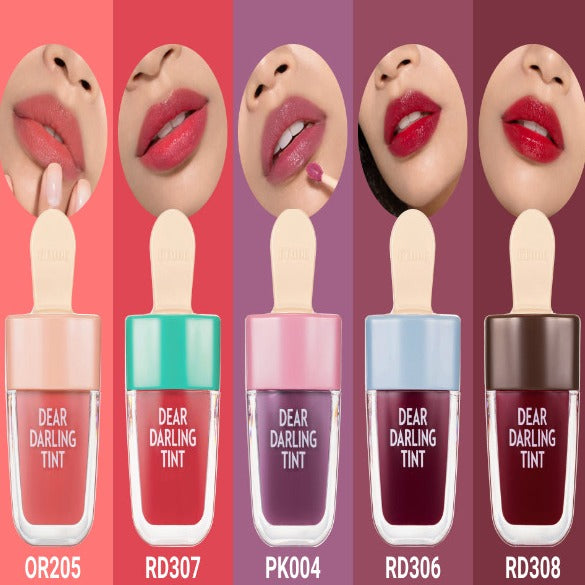 Etude House Dear Darling Water Gel Tint Ice Cream Edition OR205 - Apricot Red