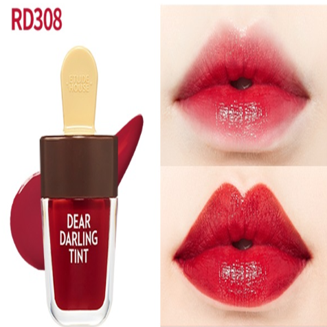 Etude House Dear Darling Water Gel Tint Ice Cream Edition RD308 Honey Red - 4.5g
