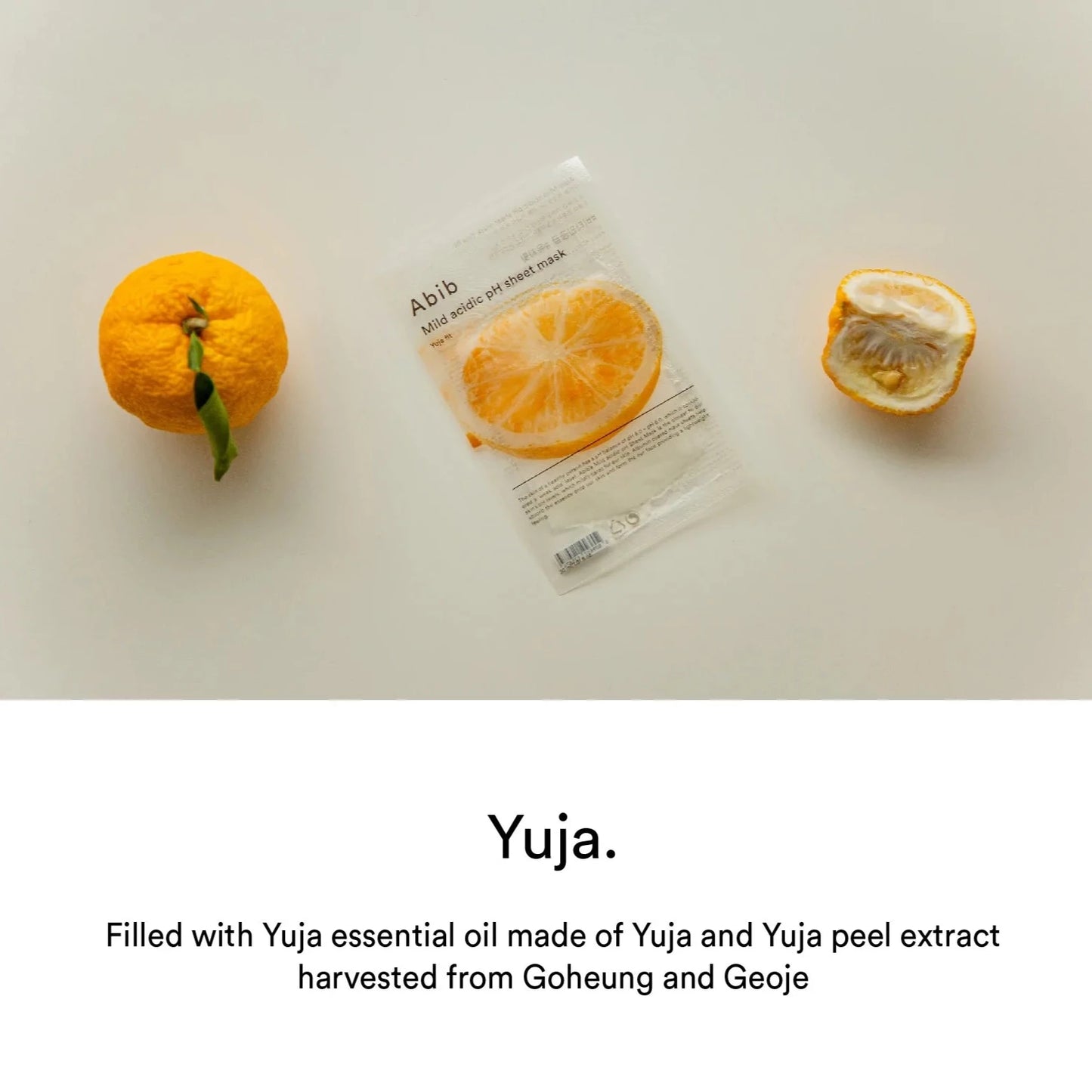 ABIB Mild Acidic pH Sheet Mask Yuja Fit - 1 sheet