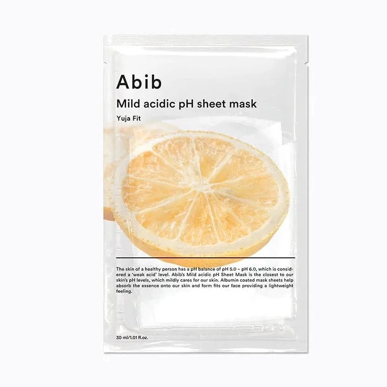 ABIB Mild Acidic pH Sheet Mask Yuja Fit - 1 sheet