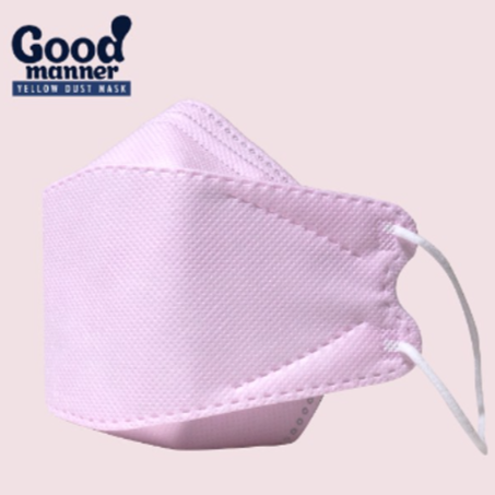 Good Manner KF94 Colour Mask (Pink) - 5 Piece Pack