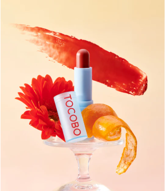 Tocobo Powder Glass Tinted Lip Balm 013 Tangerine Red