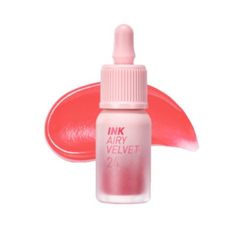 PERIPERA Ink Airy Velvet #24 Heavenly Peach Lip Tint 4g New Peaches Edition