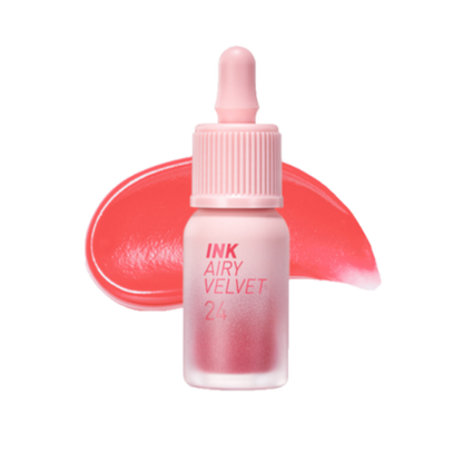 PERIPERA Ink Airy Velvet #24 Heavenly Peach Lip Tint 4g New Peaches Edition