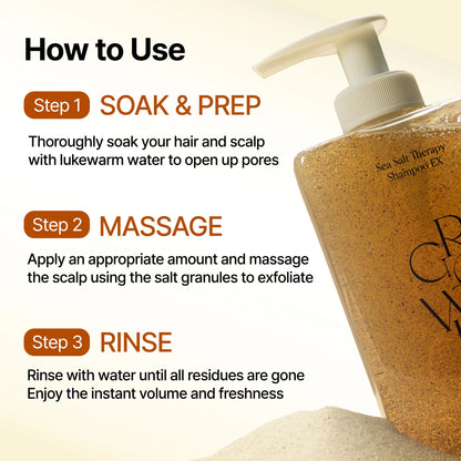 GROWUS Sea Salt Therapy Shampoo - 500ml