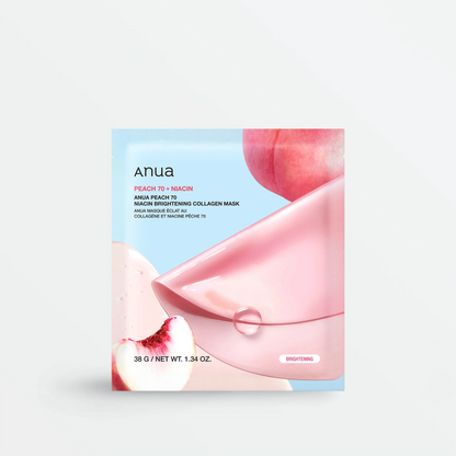 ANUA Peach 70 Niacin Brightening Collagen Mask (1 pc)