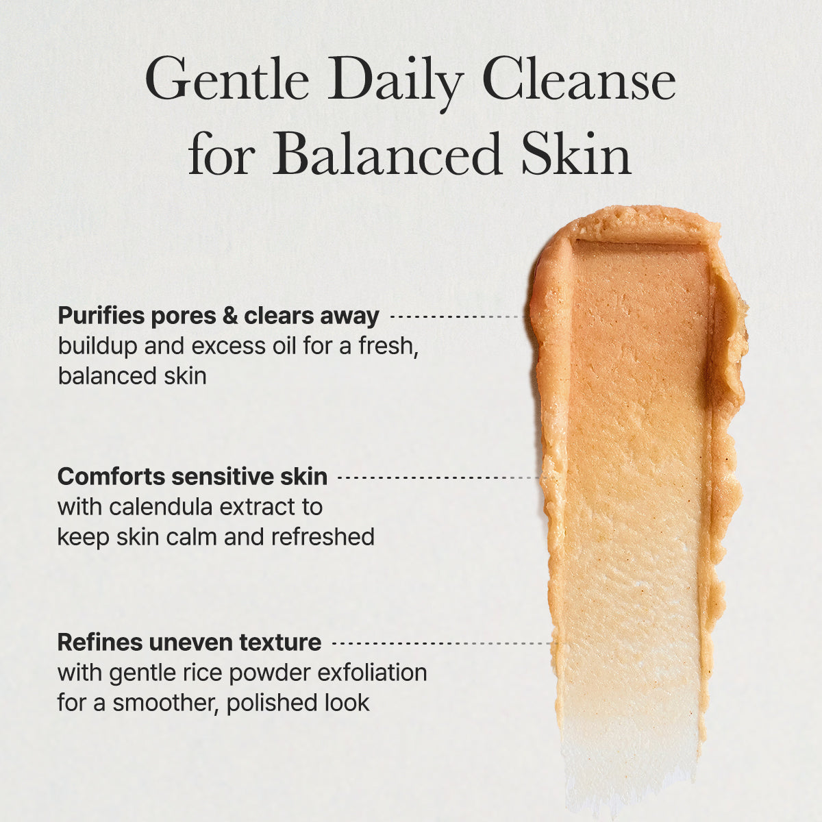 ARENCIA Calendula Rice Mochi Cleanser 120g