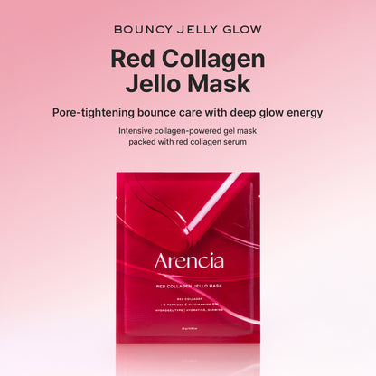 Arencia Red Collagen Jello Mask Box 25g x 4