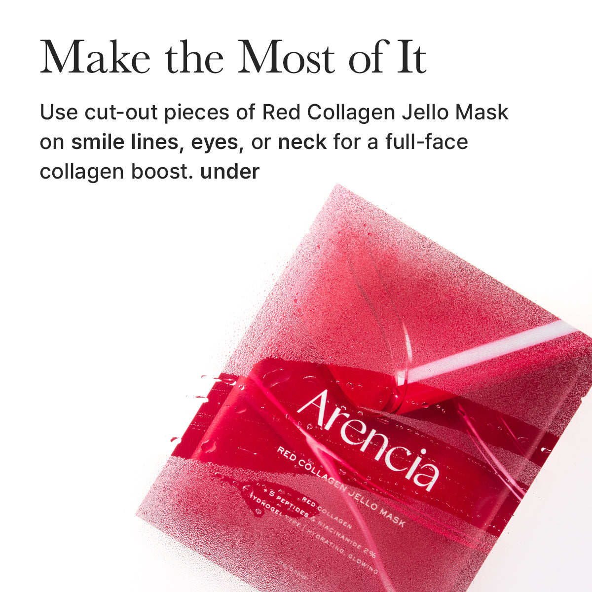 Arencia Red Collagen Jello Mask Box 25g x 4