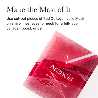 Arencia Red Collagen Jello Mask Box 25g x 4