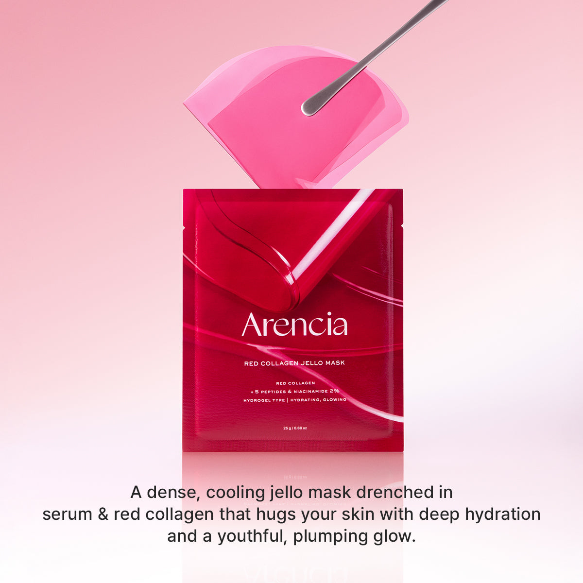 Arencia Red Collagen Jello Mask Box 25g x 4
