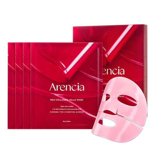 Arencia Red Collagen Jello Mask Box 25g x 4