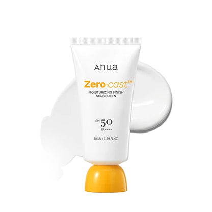 Anua Zero-cast Moisturizing Finish Sunscreen SPF50 - 50ml