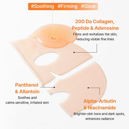 Cosrx 5 PDRN Hyaluronic Acid Vital Hydrating Hydrogel Mask Box Set (3 pcs)