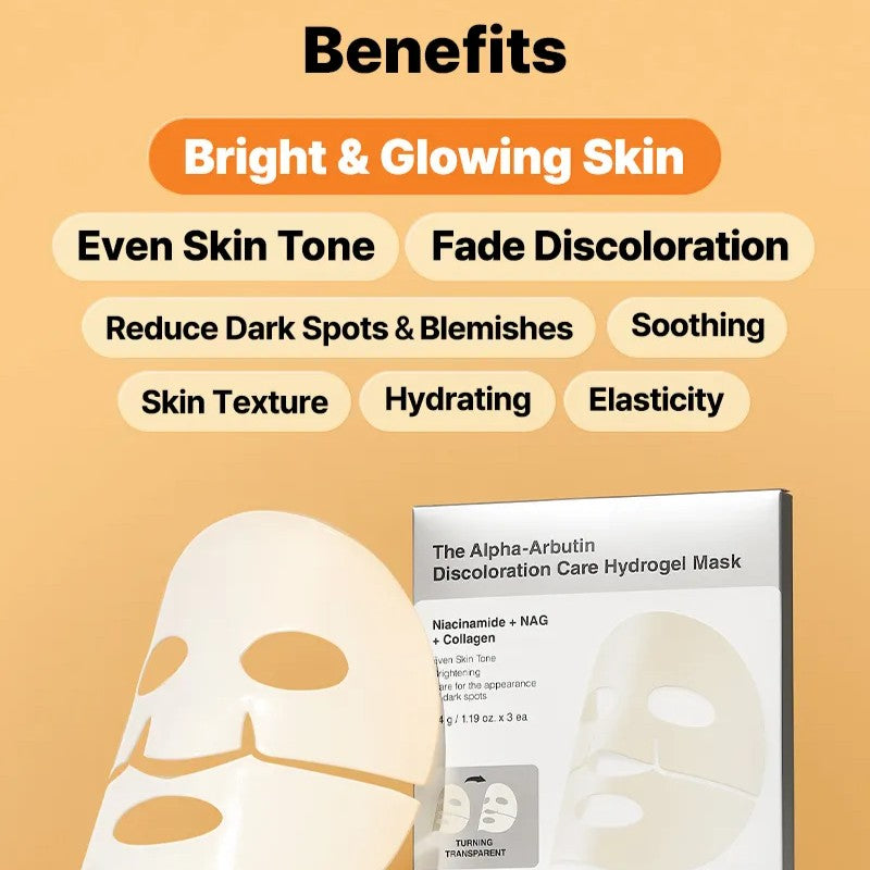 [NEW] COSRX The Alpha-Arbutin Discoloration Care Hydrogel Mask (1 pc)