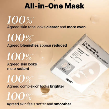 [NEW] COSRX The Alpha-Arbutin Discoloration Care Hydrogel Mask (1 pc)