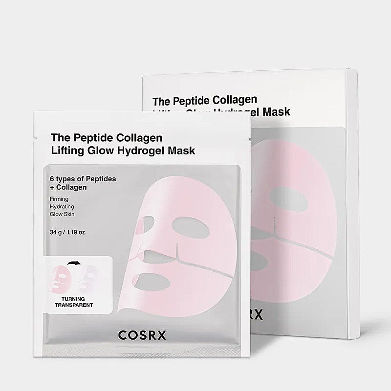 [NEW] COSRX The Peptide Collagen Lifting Glow Hydrogel Mask Box Set (3 pcs)