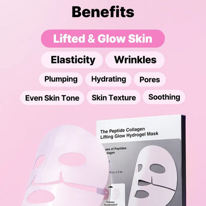 [NEW] COSRX The Peptide Collagen Lifting Glow Hydrogel Mask (1 pc)