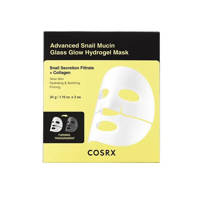 [NEW] Advanced Snail Mucin Glass Glow Hydrogel Mask (1 pc)