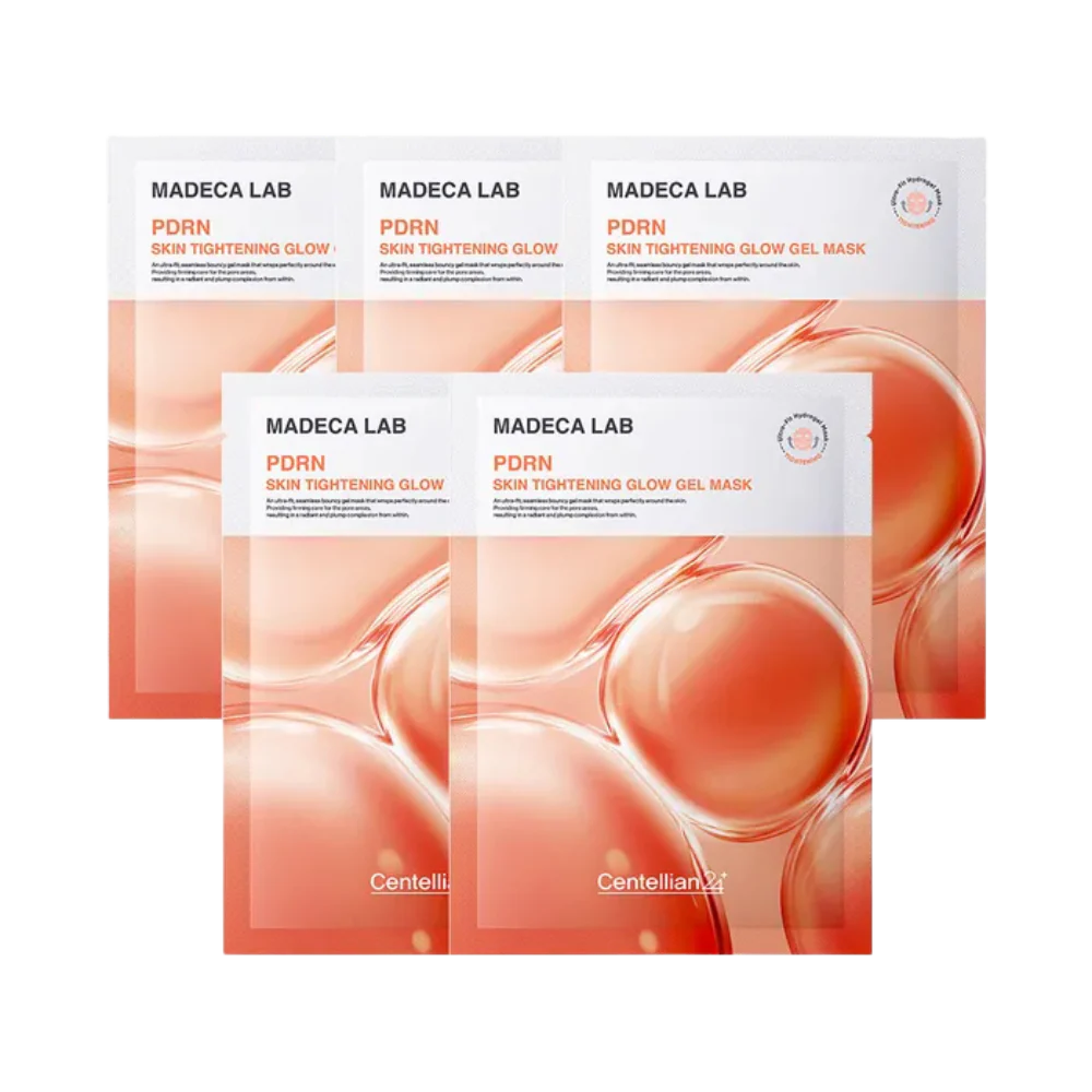 Centellian24 PDRN Skin Tightening Glow Gel Mask Box Set - 5 pcs