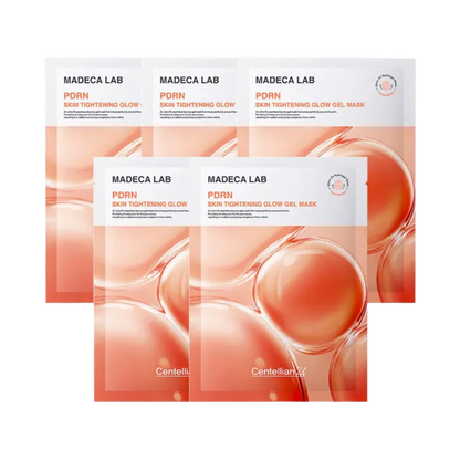 Centellian24 PDRN Skin Tightening Glow Gel Mask Box Set - 5 pcs
