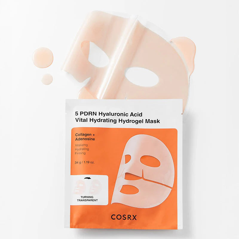 Cosrx 5 PDRN Hyaluronic Acid Vital Hydrating Hydrogel Mask (1pc)