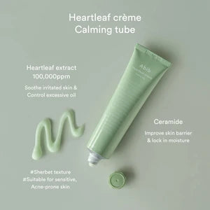 Abib Heartleaf Creme Calming Tube 75ml 