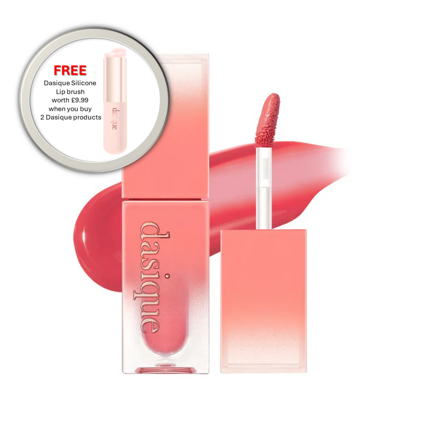 DASIQUE Juicy Dewy Lip Tint #06 Rose Apple - 3.5g / 0.12 oz